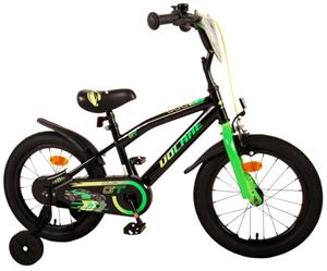 Volare Kinderfahrrad Super GT Fahrrad für Jungen 16 Zoll Kinderrad in Grün