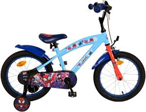 Volare Kinderfahrrad Spidey Fahrrad für Jungen 16 Zoll Kinderrad in Blau