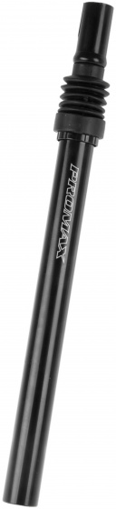 Promax zadelpen 350 x 27,2 mm aluminium zwart