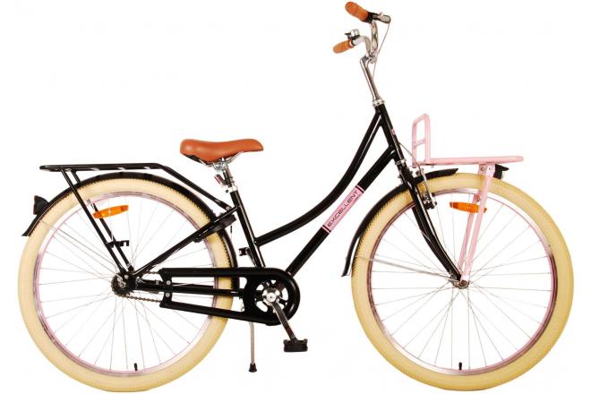 Volare Kinderfahrrad Excellent Fahrrad für Mädchen 26 Zoll Kinderrad Schwarz
