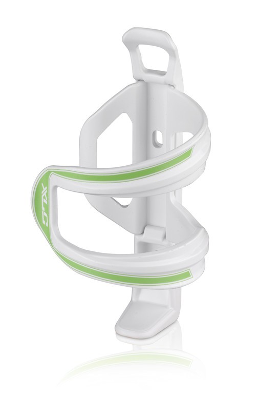 XLC Sidecage bottle cage white/green