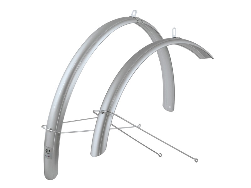 Force Mudguards  trekking with struts, silver