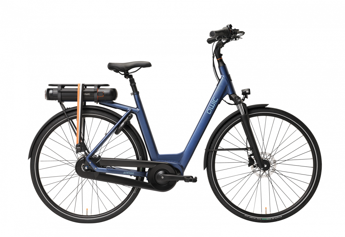 Qwic Premium MN7D+ 2024 Dames Elektrische Fiets E-bike Midnight Blue 54 Cm