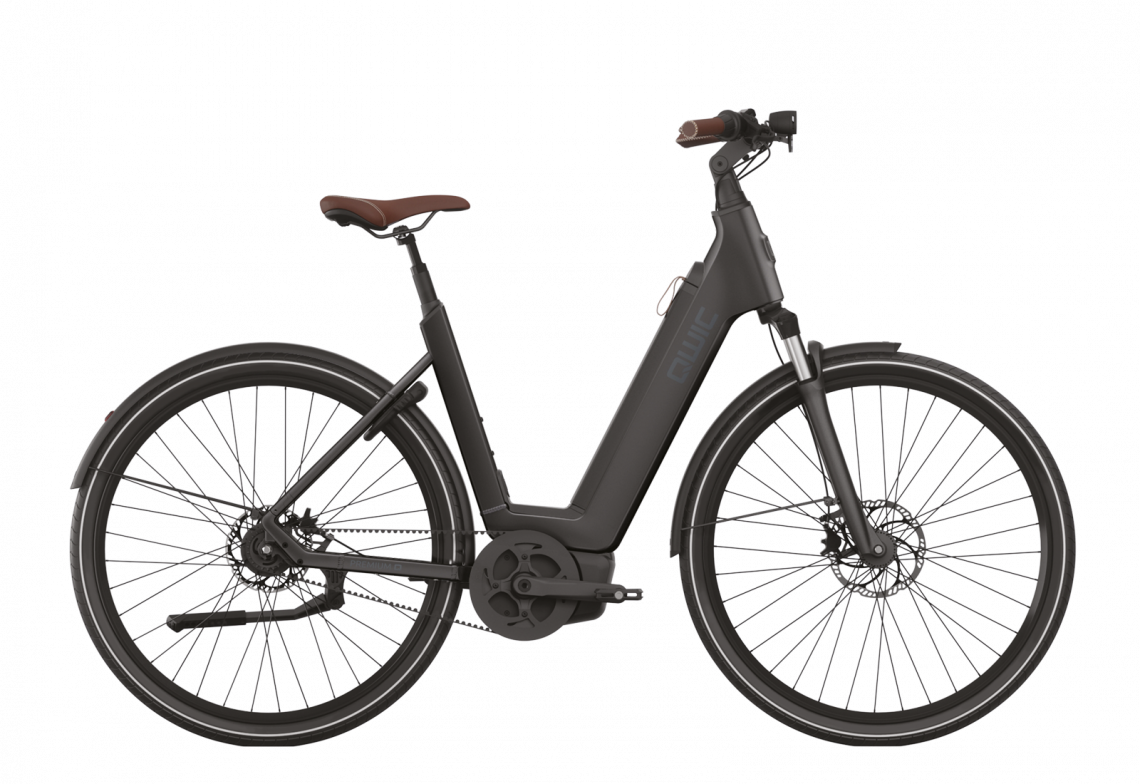 Qwic Premium Q MN8 Belt 2023 Dames - Prijs Na Inruil Elektrische Fiets E-bike Asphalt Black 54 Cm
