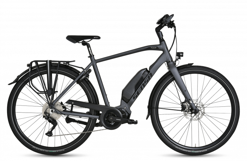 Sensa Travel Power V10 Heren Elektrische Fiets E-bike Matt Solid Grey 58 Cm +€200 Inruilkorting