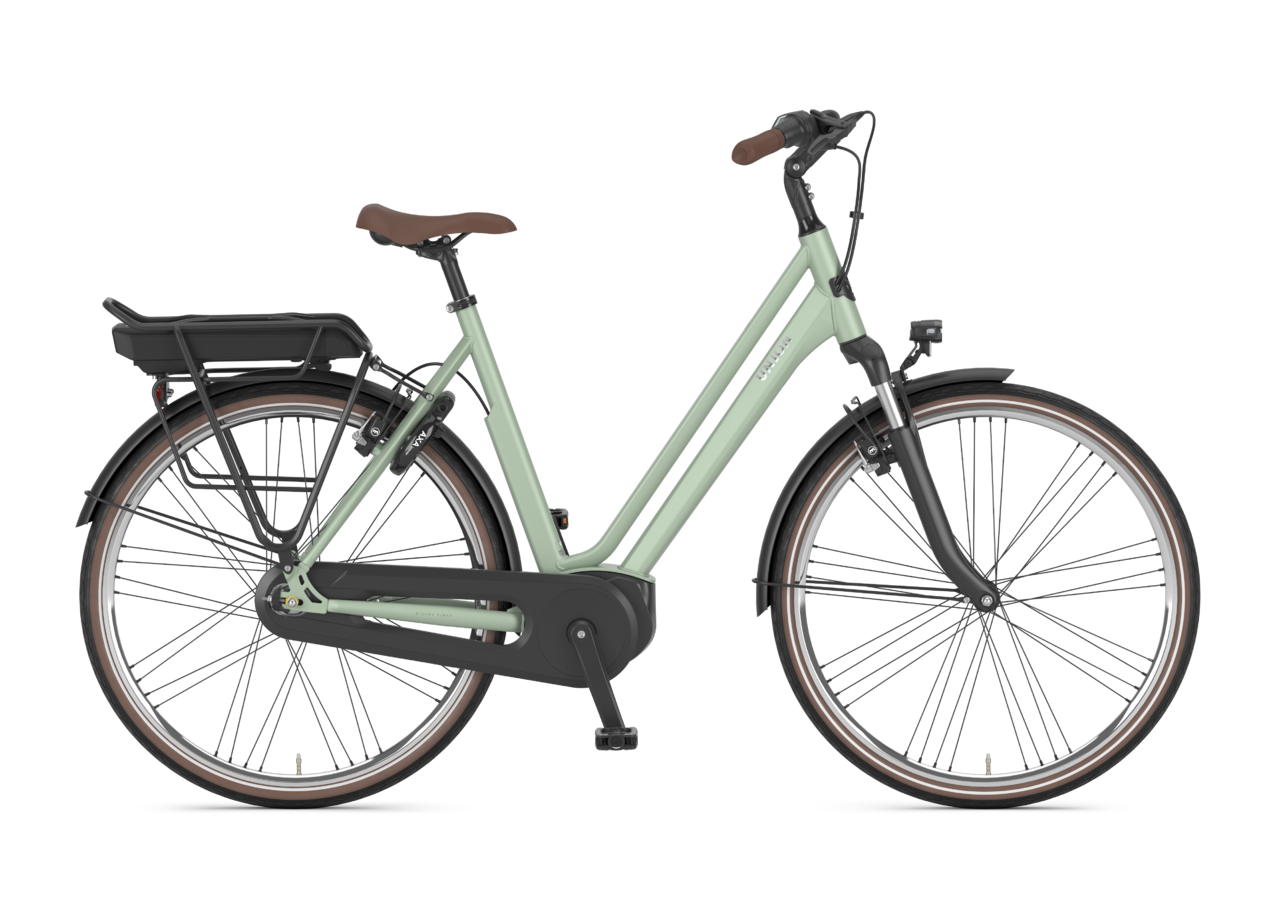 Union E-Fast N7 HMB 2024 Dames Elektrische Fiets E-bike Pistache Green Latt 57 Cm +€200.00 Inruilkorting