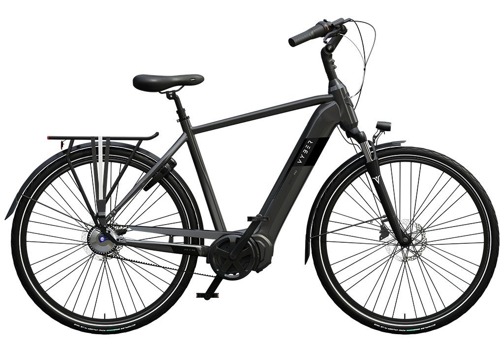 Vyber Ride S1 Pro Belt 2024 Heren Elektrische Fiets E-bike Shiny Pearl Grey 61 Cm