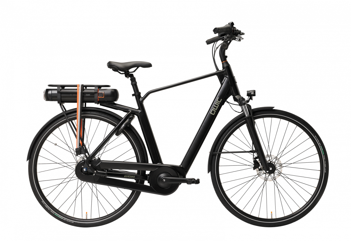 Qwic Premium MN7D 2024 Heren Elektrische Fiets E-bike Zwart Mat 54 Cm +€200 Inruilkorting