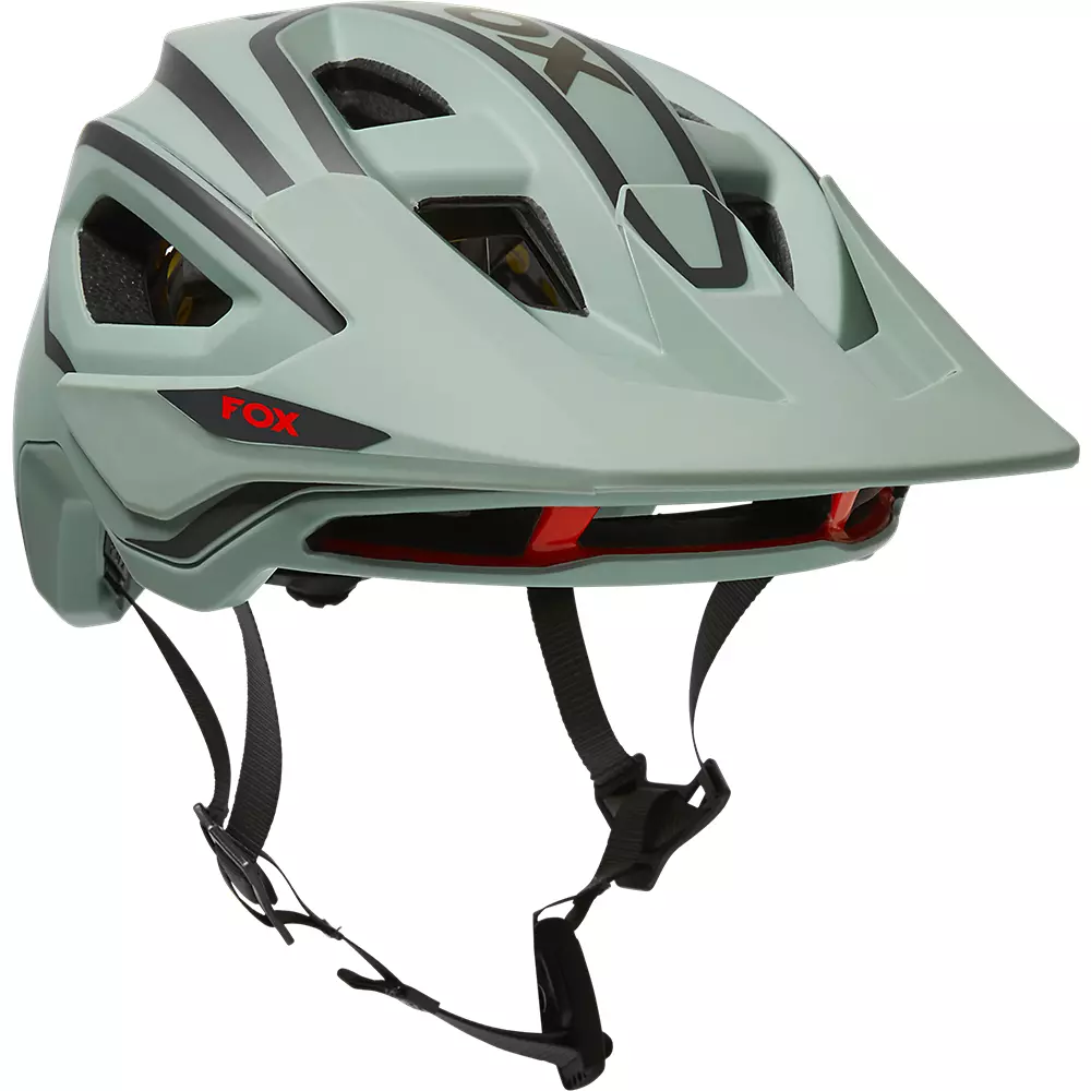 FOX Speedframe Pro Dvide MIPS Helmet Grey/Green