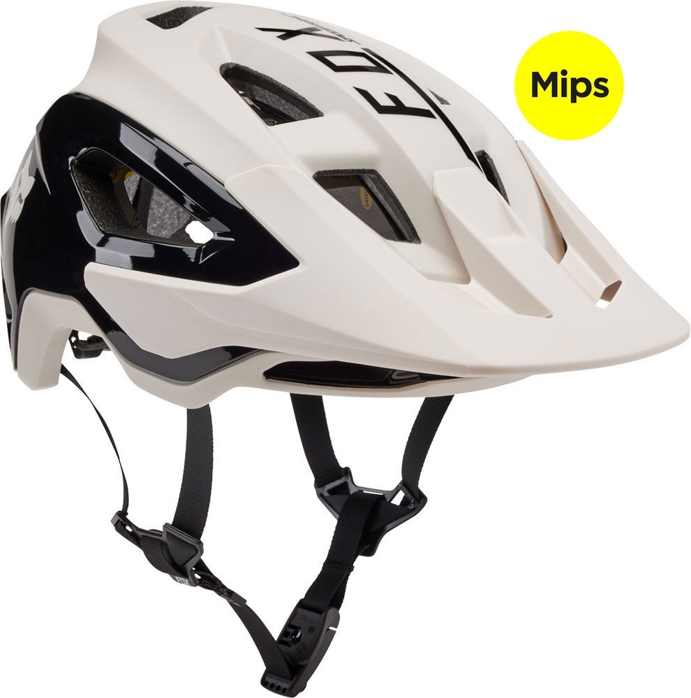 FOX Speedframe Pro Blocked Bicycle Helmet with Mips White