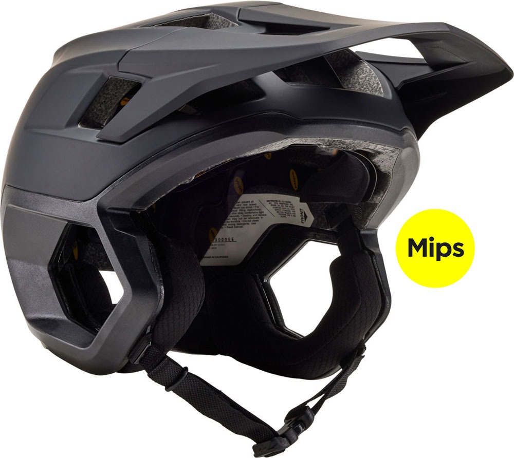FOX Dropframe Bicycle Helmet With MIPS Black