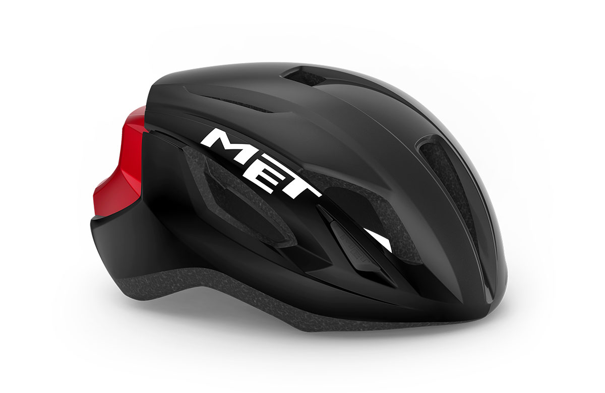 MET Strale Black/Red Aerodynamic Hel