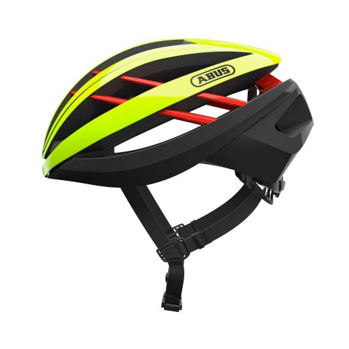 ABUS Aventor neon/black bicycle helmet