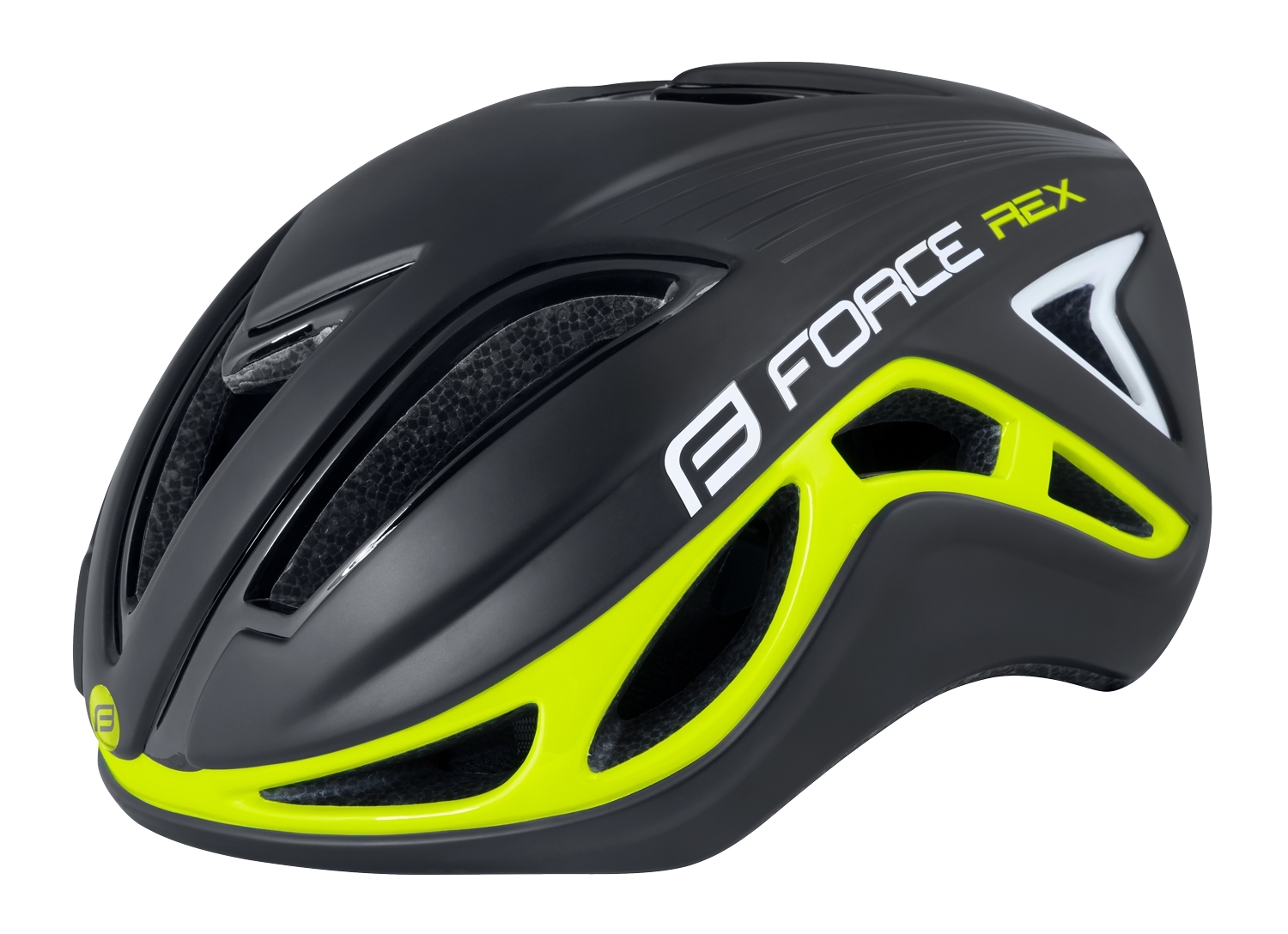 Force REX Aero Helmet Matte Black/Fluo