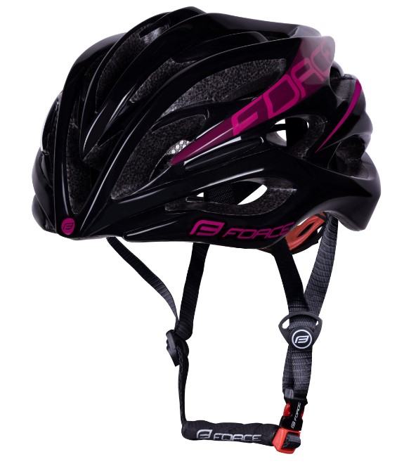 Force Saurus Bicycle Helmet Black / Pink