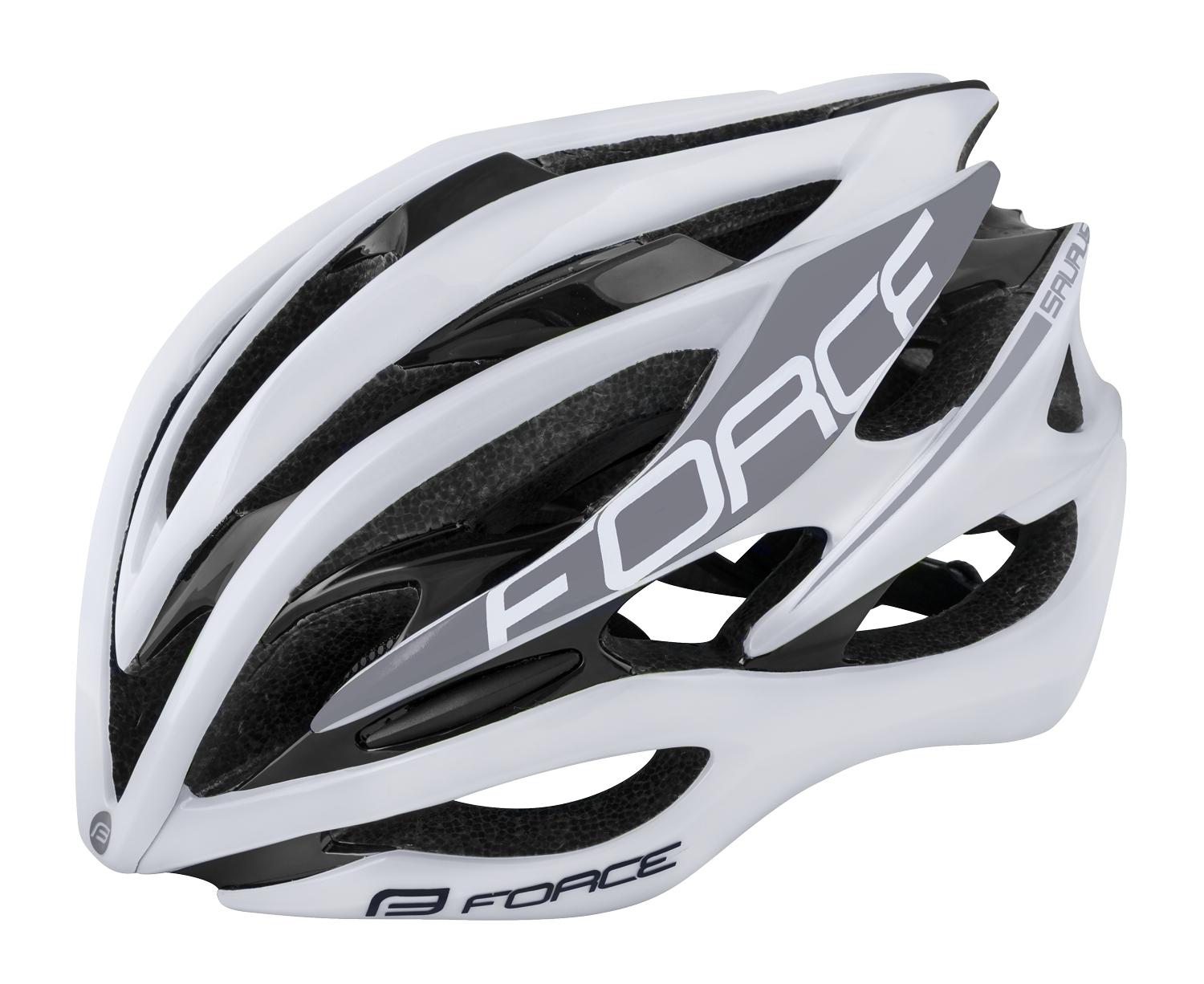 Force Saurus Bicycle Helmet White