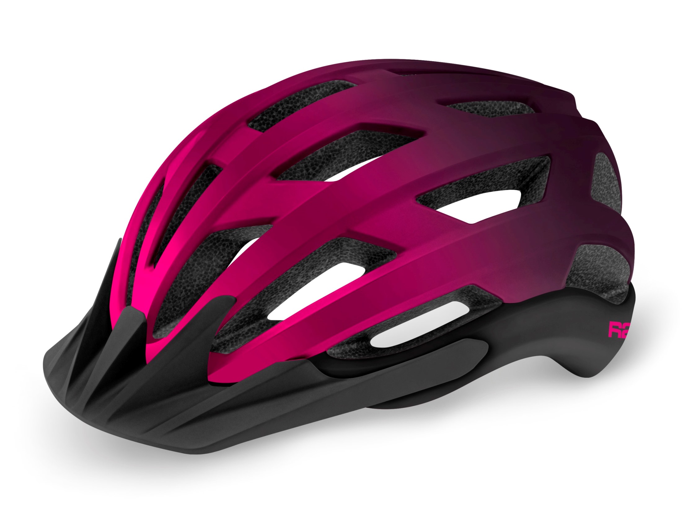 R2 - RIDE YOUR RACE Explorer Bicycle Helmet Black/Pink