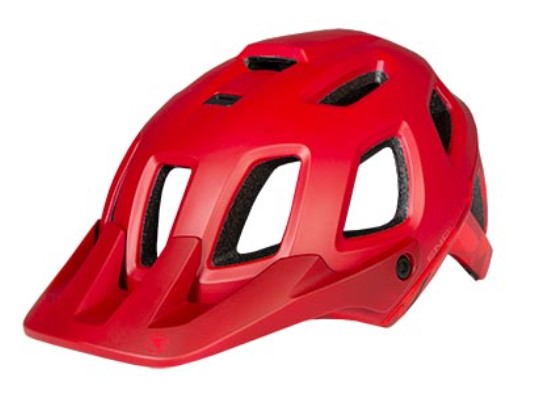 Endura SingleTrack II Bicycle Helmet - Rust Red