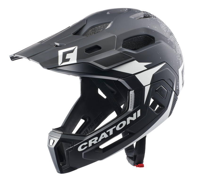Cratoni C-Maniac 2.0 MX MTB Helmet Black/White