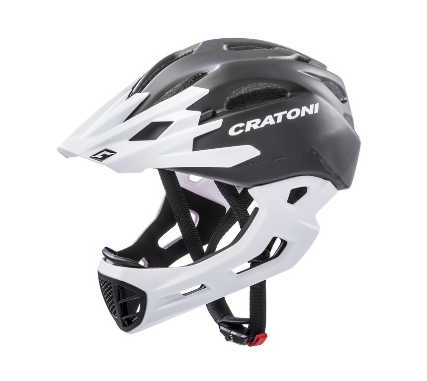 Cratoni C-Maniac Pro MTB Fullface Helmet Black/White