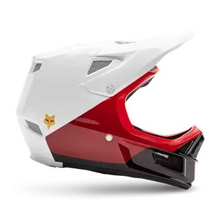 FOX Rampage Comp Baysik Fullface Helmet White/Red