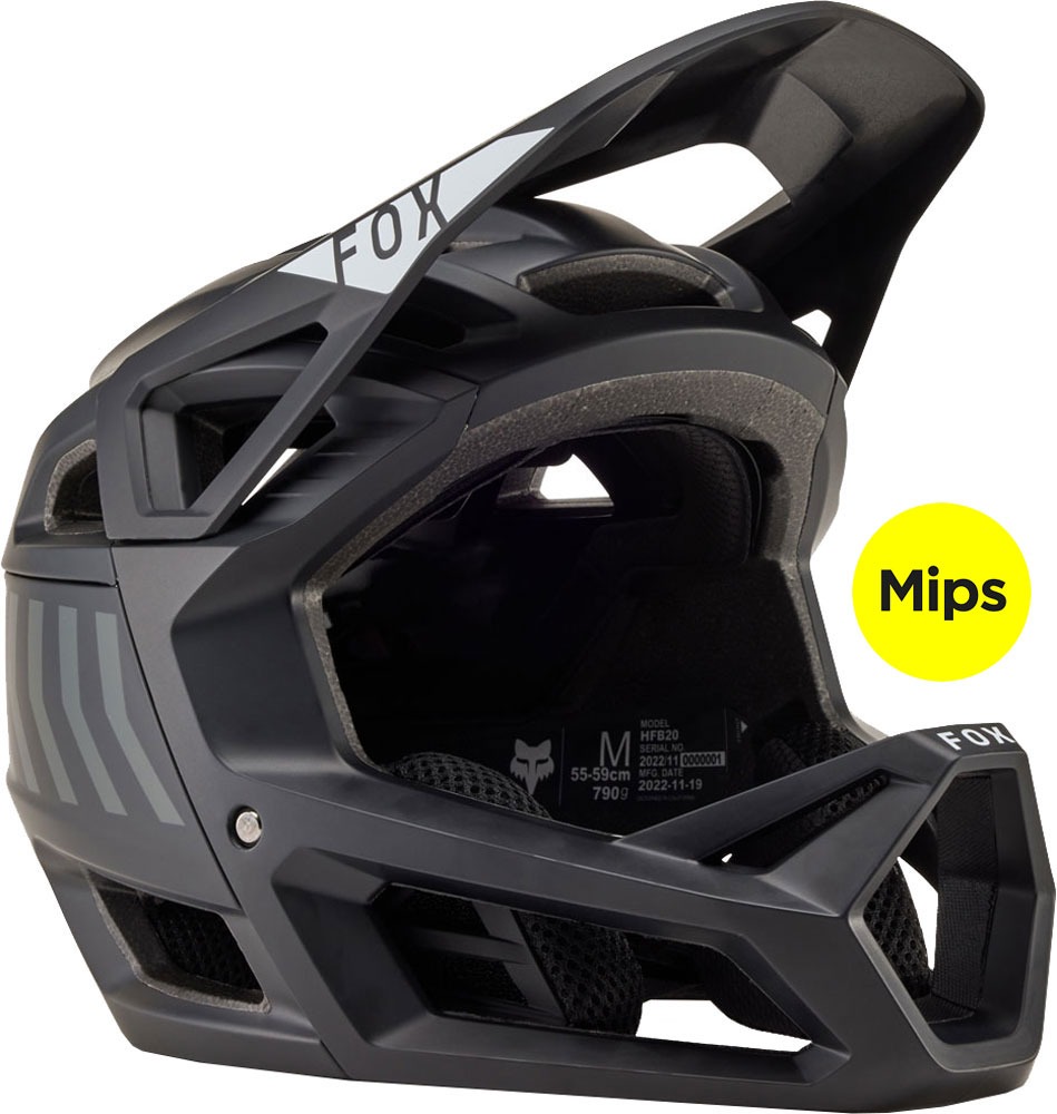 FOX Proframe Nace Full Face Bicycle Helmet Black