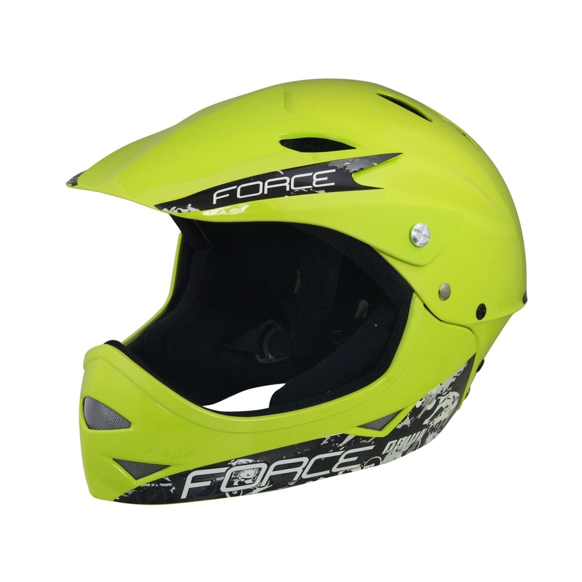 Force Fullface Downhill helmet fluo 54-58 cm
