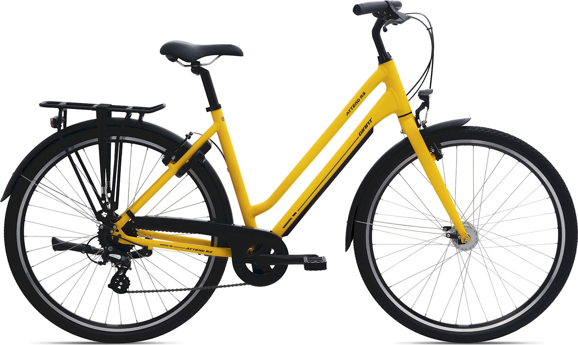 Giant Attend RS 3 2024 Dames Hybride Fiets Beeswax M +€40 Inruilkorting