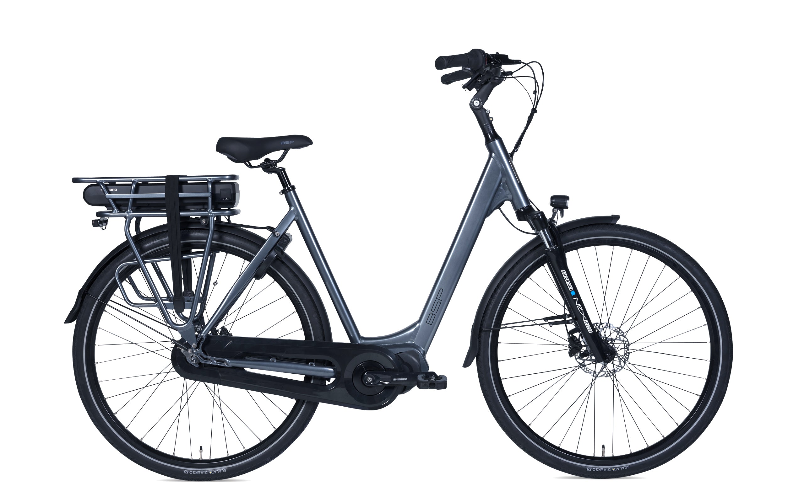 BSP Boozz E N7 2024 Dames Elektrische Fiets E-bike Metal Grey Gloss 51 Cm +€200 Inruilkorting