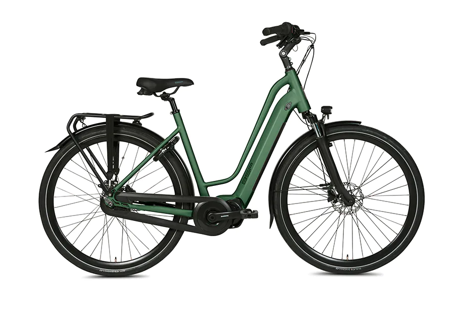 BSP Musa 2024 Dames Elektrische Fiets E-bike Emerald Green Mat 46 Cm +€250 Inruilkorting