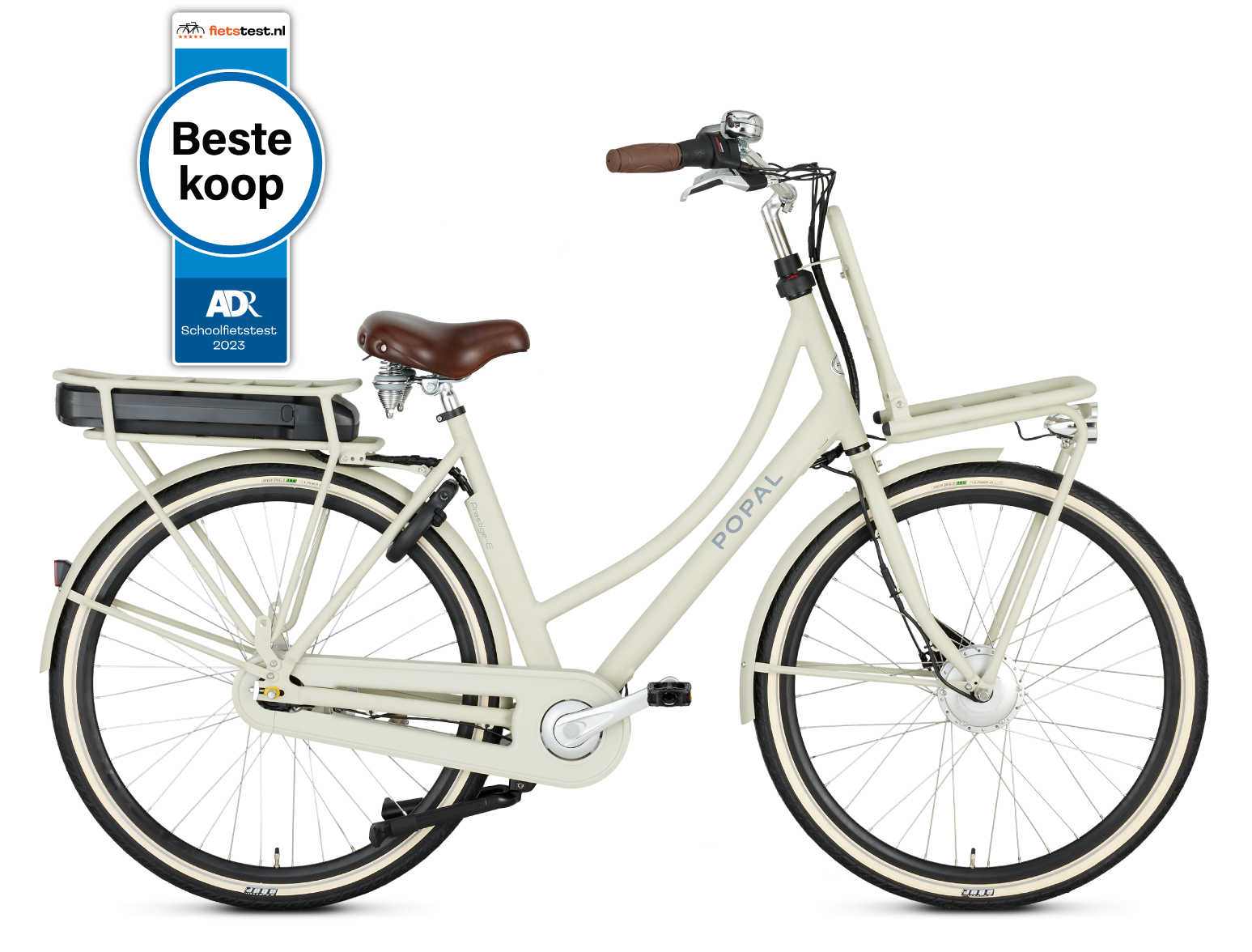 Popal Daily Dutch Prestige-E N7 2024 Dames Elektrische Fiets E-bike Cosmic Sand 53 Cm