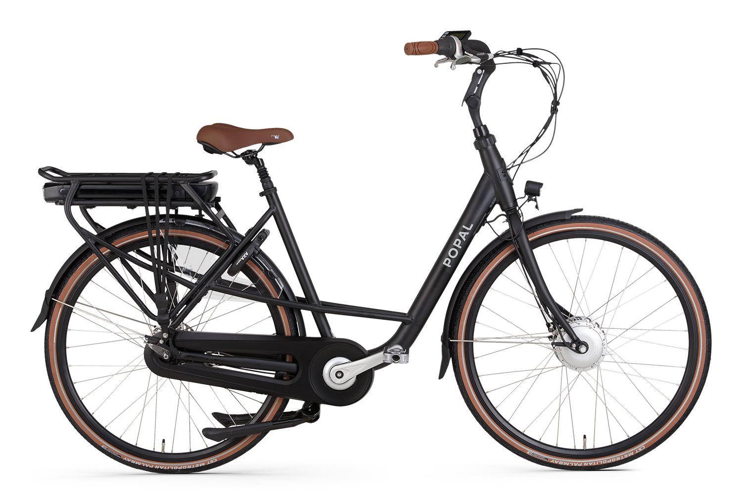 Popal Maeve FM N7 Dames Elektrische Fiets E-bike Zwart Mat 47 Cm +€100 Inruilkorting