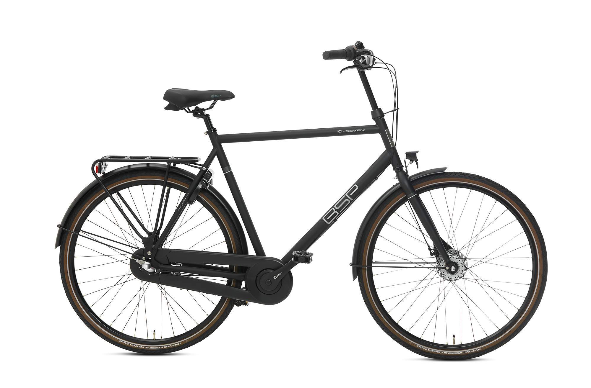BSP O-Seven N7 2024 Heren Elektrische Fiets E-bike Black Matt 56 Cm +€40.00 Inruilkorting
