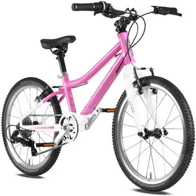 Prometheus Bicycles PRO kinderfiets 20 inch roze wit SHOCKING PINK