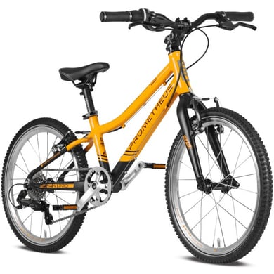Prometheus Bicycles PRO kinderfiets 20 inch zwart mat Orange SUNSET