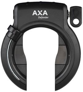 Axa Ringslot Defender met 2 rack cilinder en uitneembare sleutels glanzend zwart (werkplaatsverpakking)