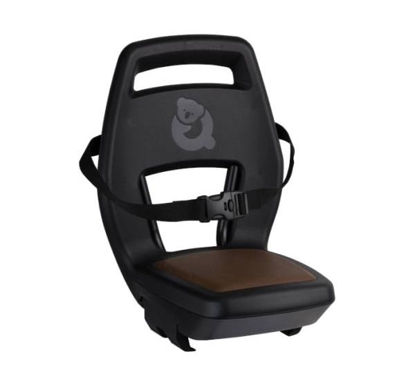 Qibbel 6+ Junior Seat compleet - Black/Brown