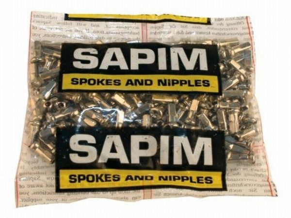 Sapim Spaaknippel velg 14 voor spaak 13 zilver (100 stuks)