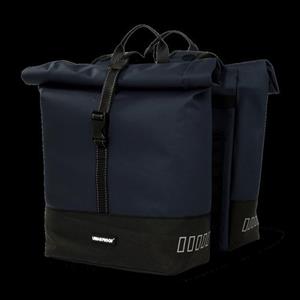 UrbanProof Urban proof rolltop dubbeltas 38l blauw recycled