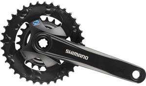 Shimano Crankstel 2x 7/8 speed FC-M315-2 met 175mm crankarm 36 x 22T zwart