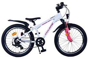 Volare XC Race Kinderfiets 20 Inch Jongens Kinderfiets Wit Roze  +€15 Inruilkorting