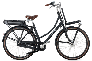 Popal Daily Dutch Prestige-E N3 2024 Dames Elektrische Fiets E-bike Mat Zwart 47 Cm +€100.00 Inruilkorting