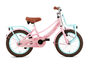 Supersuper Lola 16 Inch 2024 Meisjes Kinderfiets Roze-turquoise  +€20 Inruilkorting