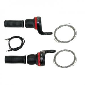 Ventura Shifters met handgreep 21 speed zwart