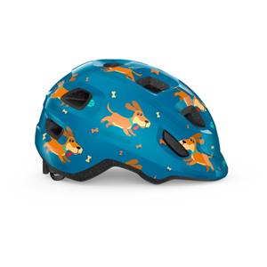 MET  Kid's Hooray - Fietshelm, blauw/ glossy