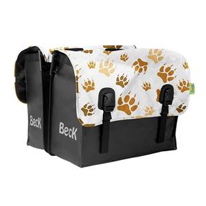 Beck Dubbele fietstas Classic Paws