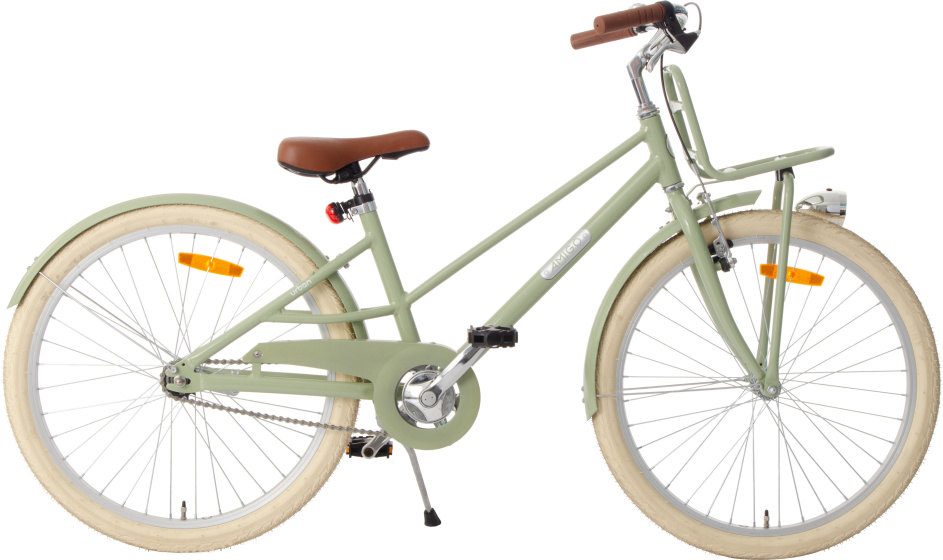 AMIGO Urban 24 Inch 35 cm Meisjes Terugtraprem Groen