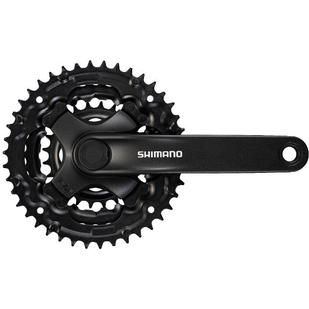 Shimano Crankset Y301 6/7/8v 42/34/24t 170mm -7mm zwart