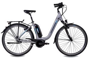 Chrisson E Cassiopea 28 Inch 50 cm Dames 7V V Brakes Zilvergrijs