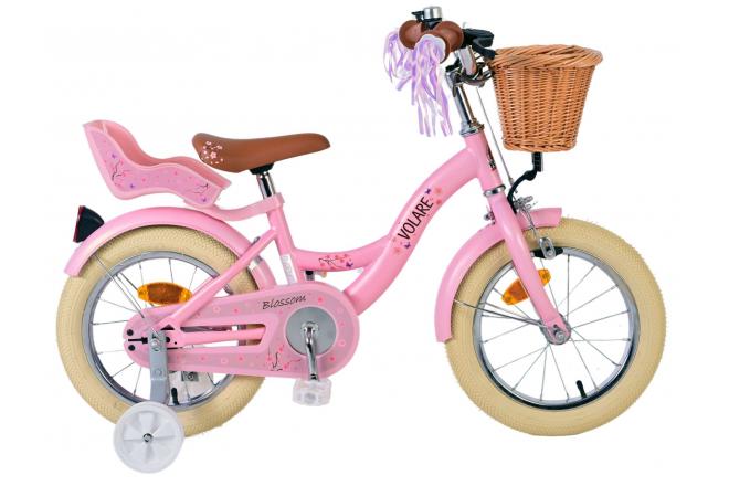 Volare Blossom Kinderfiets Meisjes 16 Inch Kinderfiets Roze  +€15 Inruilkorting